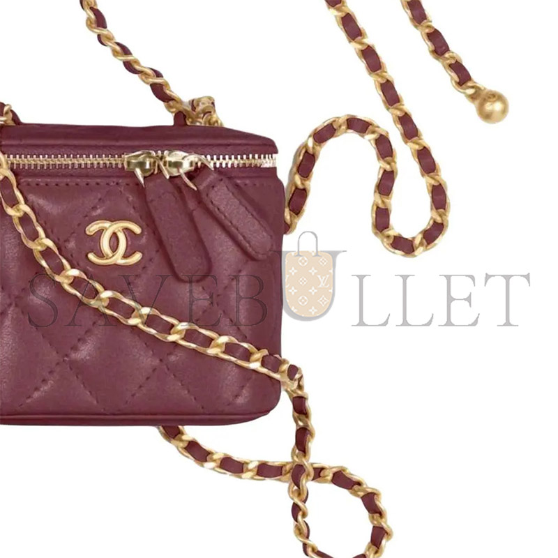 CHANEL VANITY WITH CHAIN AP1447 (11*7*8.5cm）